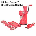 Kitchen Bazaar™ Elite Kitchen Combo - Fruit & Vegetable Manual Juicer Mixer Grinder
