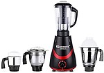 Sunmeet Necklace 1000W Mixer Grinder with 3 Stainless Steel Jars (1 Wet Jar, 1 Dry Jar and 1 Chutney Jar), RED.Make in India