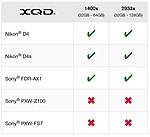 Lexar Professional 2933x 64GB XQD 2.0 Card w/