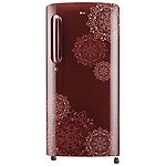 LG 190 L 3 Star Direct-Cool Single Door Refrigerator (GL-B201ARRD, Ruby RegaL Moist 'N' Fresh)