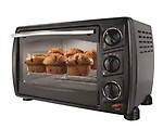 SKY LINE Toaster Oven Grill 60 Min. Timer Bell Ring VT-7066, 28 L