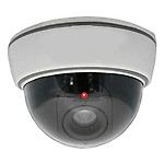 Jeval Dummy CCTV Dome Camera with Blinking red LED Light. for Home or Office Securit