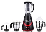 Rotomix Necklace 1000W Mixer Grinder with 3 Stainless Steel Jars (1 Wet Jar, 1 Dry Jar and 1 Chutney Jar), Black.Make in India