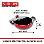 NIRLON Classic Range Non-stick Cookware Deep kadhai