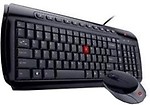 IBall Shiny Black PS2 Keyboard With USB Mouse
