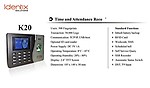 KartString Essl Identix K-20 Biometric Time Attendance Machine