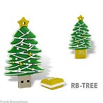 Microware 16GB New Designer Fancy Christmas Tree Shape Pendrive