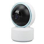 DUHJ Security Camera, 100?240V WiFi Surveillance Camera Auto Tracking App Control for Pet for Office (EU Plug)