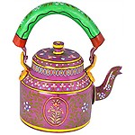 Kaushalam Hand Painted Teakettle - "Royal Jaipur"Weight: 500grams