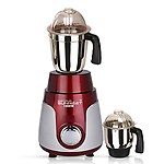 SilentPowerSunmeet Red Silver Color 1000Watts Mixer Grinder with 2 Jar (1 Large Jar and 1 Chutney Jar) MGF20-SPS-801