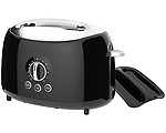 KGA Luxury Black Auto Pop-Up Toaster Limited Edition (950Watts, Glass Finish, Chrome Plated, 2 Sl)
