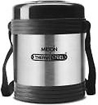 Milton Thermosteel Legend 3 Container Stainless Steel Tiffin Lunch box 3 Containers Lunch Box  (600 ml)