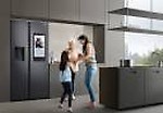 Samsung 657L Inverter 2020 SpaceMax Family HUB Side By Side Refrigerator ( Matt,RS74T5F01B4/TL)