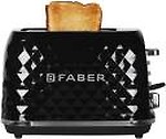 Faber FT 950W DLX BK 950-Watt 2-Slice Pop-up Toaster