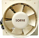 SONYA 6" HS Plastic Body AXIAL Exhaust Fan (18cms x 18cms x 9.5 cms)