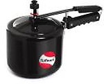 TUFFWARE Hard Anodised Aluminium Pressure Cooker - Outer Lid, Induction Base, 3 litres