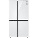 LG 694 L Frost Free Smart Inverter Side-by-Side Refrigerator (GC-B257UGLW, Linen White| Door Cooling+ & Hygiene Fresh+)