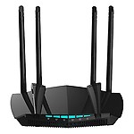 Eryue LV-AC22 1200Mbps Wirel Router 2.4G+5G Dual-Frequency WiFi Router Gigabit Router with 4 External Antennas Bla EU Plug