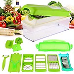 one-stop-shop One Stop Shop 12 in 1 Vegetable Cutter - Chopper, Grater, Slicer Dicer, Peeler - All In One