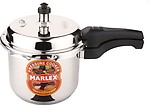 Marlex Romantica Outer Lid Stainless Steel Pressure Cooker, 5 Litres