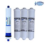 Aquaa Care Water Purifier Silver Filter Set and 75 GPD Dry Membrane For Any Water Purifier