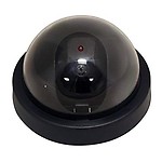 Cheshta Dummy Fake Security CCTV Dome Realistic Looking Camera with Flashing Red Led Light (3)
