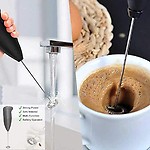 Electric Handheld Milk Wand Mixer Frother For Latte Coffee Hot Milk