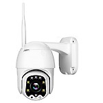 RIEVENS HD 720P WiFi Home Security Multifunctional 360 Waterproof PTZ with Auto Tracking & Day/Night Vision Vision
