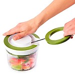 MTR Vegetable Fruit Nut Onion Chopper, Hand Meat Grinder Mixer Food Processor Slicer Shredder Salad Maker