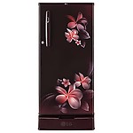LG 190L 2 Star Direct-Cool Single Door Refrigerator (GL-D199OSPC, Base stand with drawer)