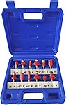 Dumdaar 8 mm 12 PCS Multi Shapes Router/Trimmer Router Bits Set Professional Shank for Woodworking Tools