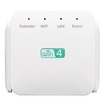 UJEAVETTE 300Mbps Wireless WiFi Repeater Router 2.4G 2 Antenna WiFi Signal Amplifier