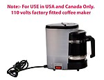 Brahmas Electric Drip Coffee Maker (110 Volts for use in USA & Canada only)