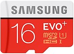 Samsung Evo Plus 16 GB MicroSDHC Class 10 80 MB/s Memory Card