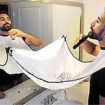 Worsun Enterprise Beard and Hair Apron For Men and Women Easy To Use Travel Friendly and Home Beard Hair Catcher Apron