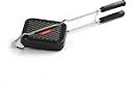 Sumeet Nonstick Grill Gas Toaster, 14cm, Black Grill  