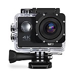 Rambot 4K Ultra HD Water Resistant Sports WiFi Action Camera with 2 Inch Display (16M with 2 Year Warranty)