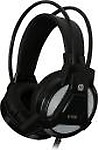 HP H100 Wired Headset with Mic  (Black, Over the Ear)