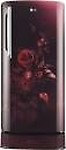 LG 201 L Direct Cool Single Door 5 Star Refrigerator with Base Drawer  (Scarlet Euphoria, GL-D211HSEZ)