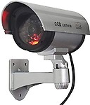 Easydesk Security CCTV False Outdoor CCD Camera Fake Dummy Security Camera Waterproof with IR Wireless Blinking Flashing
