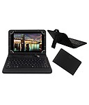 Acm Premium Usb Keyboard Case For Micromax Canvas Tab P70221 Cover St