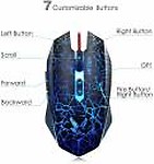 MFTEK Wired Laser Optical Gaming Mouse for PC & Laptop Wired Optical Gaming Mouse  (USB 3.0)