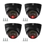 MX Dummy CCTV Dome Camera with Blinking Red LED Light Indoor and Outdoor Use, for Homes & Business D2