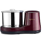 Lifelong Classic Table Top Wet Grinder 2L, 150 W with Coconut Scrapper and Atta Kneading Attachment, 1 Year Warranty