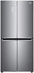 LG 594L Inverter Frost Free Side By Side Refrigerator with Smart ThinQ (Shiny Steel, GC-B22FTLPL)