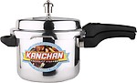 Kanchan Classic Deluxe Outer Lid Aluminium Pressure Cooker, 5 Litres