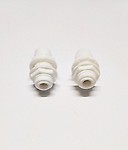 QUENCHIT 2 nos. High Quality Quick Fit Bulk Head Connectors 1/4" for RO & Other Water Purifiers