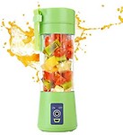 AntiqueBuyer Portable Plastic Fruit Juicer Blender 380 ml Bottle Pro 220 Juicer Mixer Grinder (1 Jar)