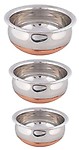 ROYAL sapphire stainless steel handi set 4 copper at bottom