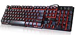Rii K100 3-LED Colors wired Mechanical feeling Gaming Keyboard